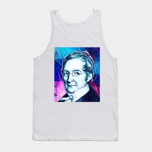 Bernard Courtois Snowy Portrait | Bernard Courtois Artwork 13 Tank Top